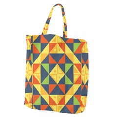 Background Geometric Color Plaid Giant Grocery Tote by Mariart