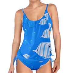 Fish School Bubbles Underwater Sea Tankini Set by HermanTelo