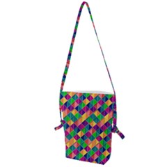 Geometric Triangle Folding Shoulder Bag by HermanTelo