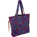 Kaleidoscope Triangle Curved Drawstring Tote Bag View2