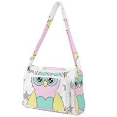 Sowa Child Owls Animals Front Pocket Crossbody Bag by Sapixe