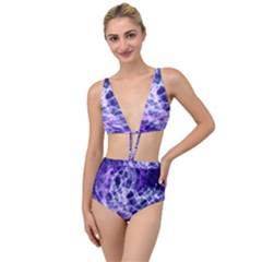 Abstract Space Tied Up Two Piece Swimsuit by Bajindul