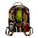 Sport Ball Tennis Golf Football Flap Pocket Backpack (Small) View3