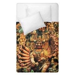 Sculpture Art Temple Tower Duvet Cover Double Side (single Size)