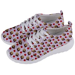 Doll And Cherries Pattern Men s Lightweight Sports Shoes by snowwhitegirl