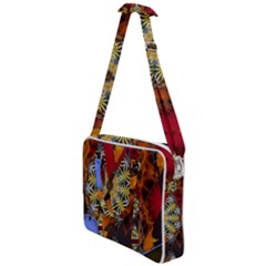 Sunflower Collage Cross Body Office Bag by bloomingvinedesign