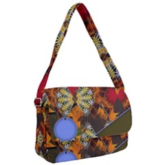 Sunflower Collage Courier Bag by bloomingvinedesign