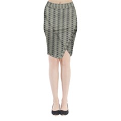 100 Dollars Midi Wrap Pencil Skirt by snowwhitegirl