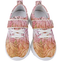 Fineleaf Japanese Maple Highlights Kids  Velcro Strap Shoes by Riverwoman