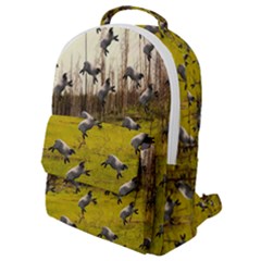 Flying Sheep Flap Pocket Backpack (small) by snowwhitegirl