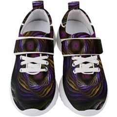 Fractal Abstract Fractal Art Kids  Velcro Strap Shoes by Pakrebo