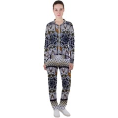 Medallion Fractal Digital Art Casual Jacket And Pants Set by Pakrebo