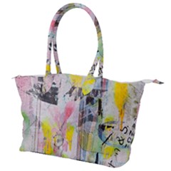 Graffiti Graphic Canvas Shoulder Bag by ArtistRoseanneJones