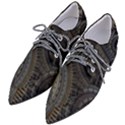 Fractal Spikes Gears Abstract Pointed Oxford Shoes View2