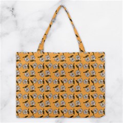 Daisy Orange Medium Tote Bag by snowwhitegirl