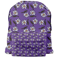 Daisy Purple Giant Full Print Backpack by snowwhitegirl