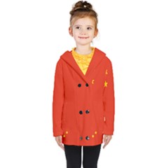 China Flag Kids  Double Breasted Button Coat by FlagGallery