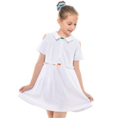 Flag Of Ireland Irish Flag Kids  Short Sleeve Shirt Dress by FlagGallery