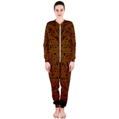 Celtic Spiritual Pattern Art Onepiece Jumpsuit (ladies)  by Pakrebo