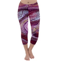 Paint Acrylic Paint Art Colorful Capri Winter Leggings  by Pakrebo