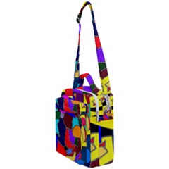 Crazycolorabstract Crossbody Day Bag by bloomingvinedesign