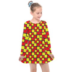 Rby-2-2 Kids  Long Sleeve Dress