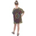 Mandala Decorative Ornamental Kids  One Piece Chiffon Dress View2