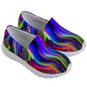 Lines Swinging Plasma Cross Kids  Lightweight Slip Ons View3