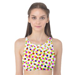 Illustration Abstract Pattern Polka Dot Tank Bikini Top by Pakrebo