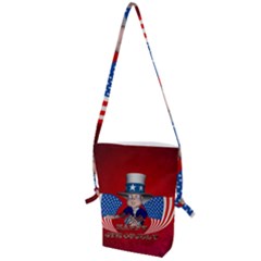 Happy 4th Of July Folding Shoulder Bag by FantasyWorld7