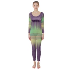 Background Abstract Non Seamless Long Sleeve Catsuit by Pakrebo