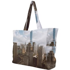 Architectural Design Architecture Buildings City Simple Shoulder Bag by Pakrebo