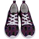 Gothic Girl Rose Mauve Pattern Women s Lightweight Sports Shoes View1