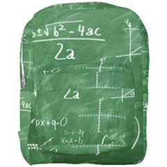 Mathematics Green Full Print Backpack by snowwhitegirl