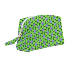 Pattern Green Wristlet Pouch Bag (medium) by Mariart