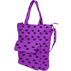 Purple Eyes Shoulder Tote Bag by snowwhitegirl