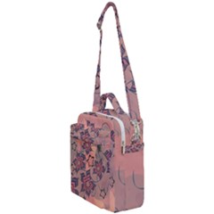 Flowers Orange Purple Warm Crossbody Day Bag by Bajindul