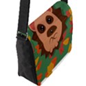 Hedgehog Animal Cute Cartoon Flap Closure Messenger Bag (L) View2