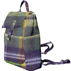 Yellow Plaid Flannel Buckle Everyday Backpack by snowwhitegirl