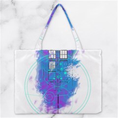 Tattoo Tardis Seventh Doctor Doctor Zipper Medium Tote Bag by Sudhe