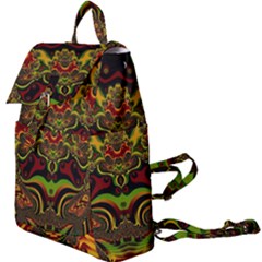 Fractal Art Artwork Design Art Pattern Buckle Everyday Backpack by Pakrebo