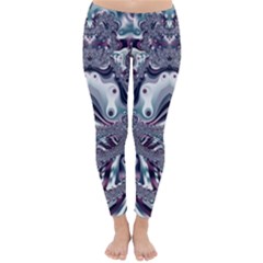 Fractal Art Artwork Design Classic Winter Leggings by Pakrebo