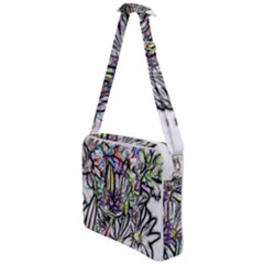 Mixed Flowers Cross Body Office Bag by bloomingvinedesign