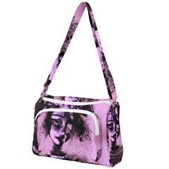 Sad Doll Pink Glow Front Pocket Crossbody Bag by snowwhitegirl