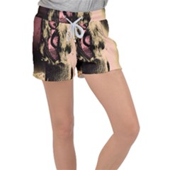 Ghostly Doll Women s Velour Lounge Shorts by snowwhitegirl