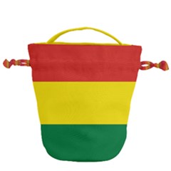 Bolivia Flag Drawstring Bucket Bag by FlagGallery