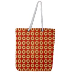 Wallpaper Illustration Pattern Full Print Rope Handle Tote (large) by Pakrebo