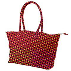 Pattern Textile Structure Abstract Canvas Shoulder Bag by Pakrebo