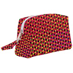 Pattern Textile Structure Abstract Wristlet Pouch Bag (large) by Pakrebo