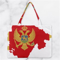 Montenegro Country Europe Flag Zipper Medium Tote Bag by Sapixe